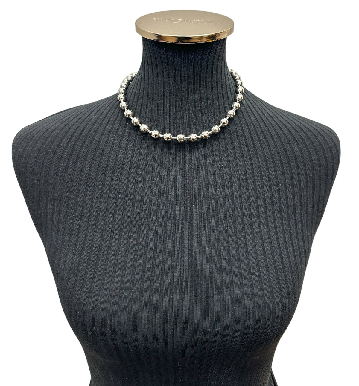 Funk Plus - REGULAR BALL CHAIN NECKLACE - 18" / Silver