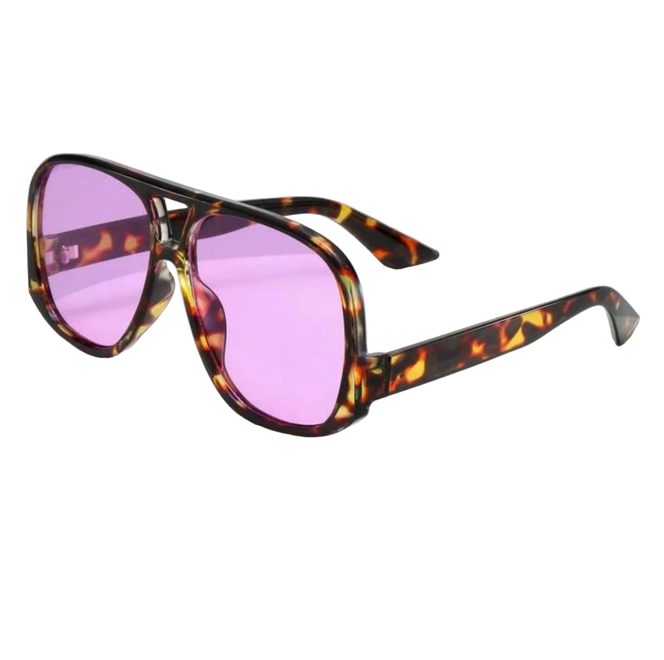 Retro Style Large Framed Sunglasses