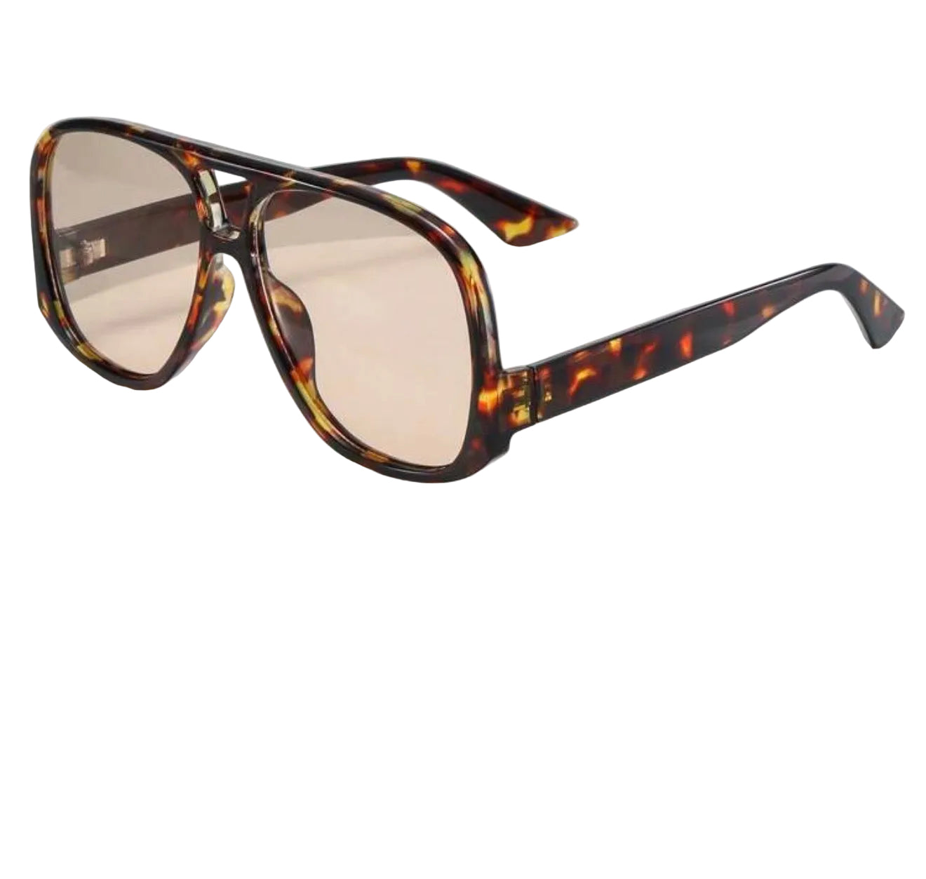 Retro Style Large Framed Sunglasses