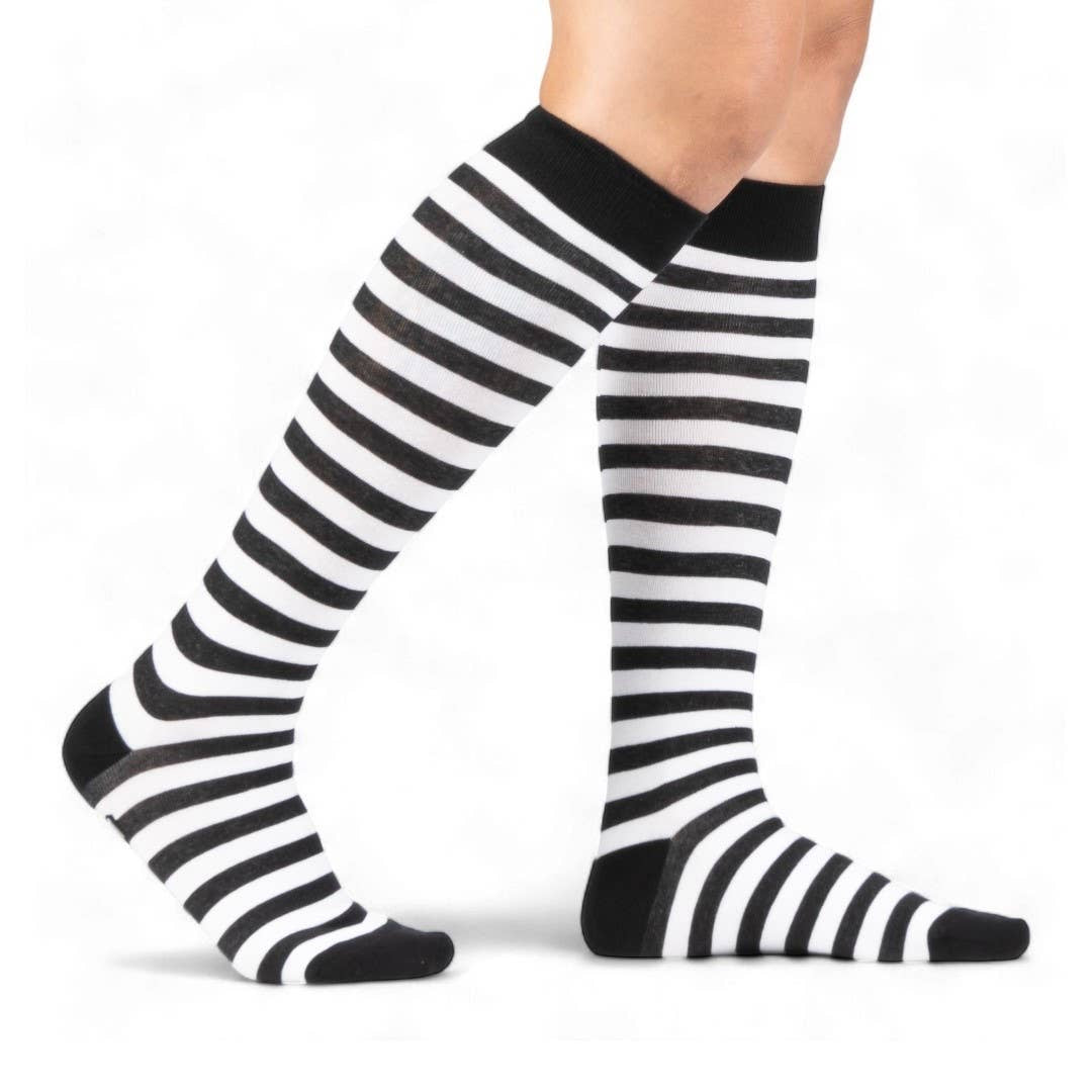 Striped Knee High Socks