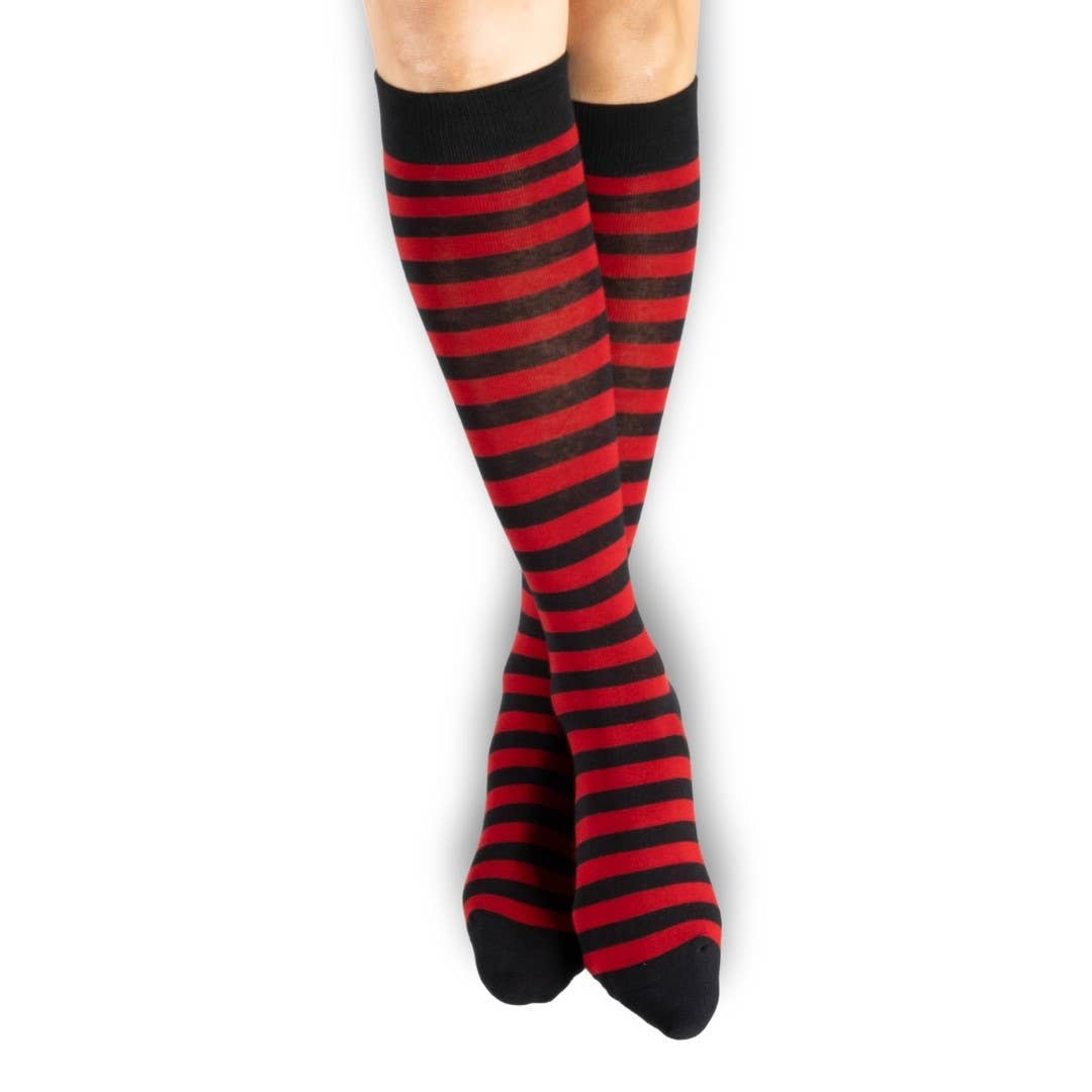 Striped Knee High Socks