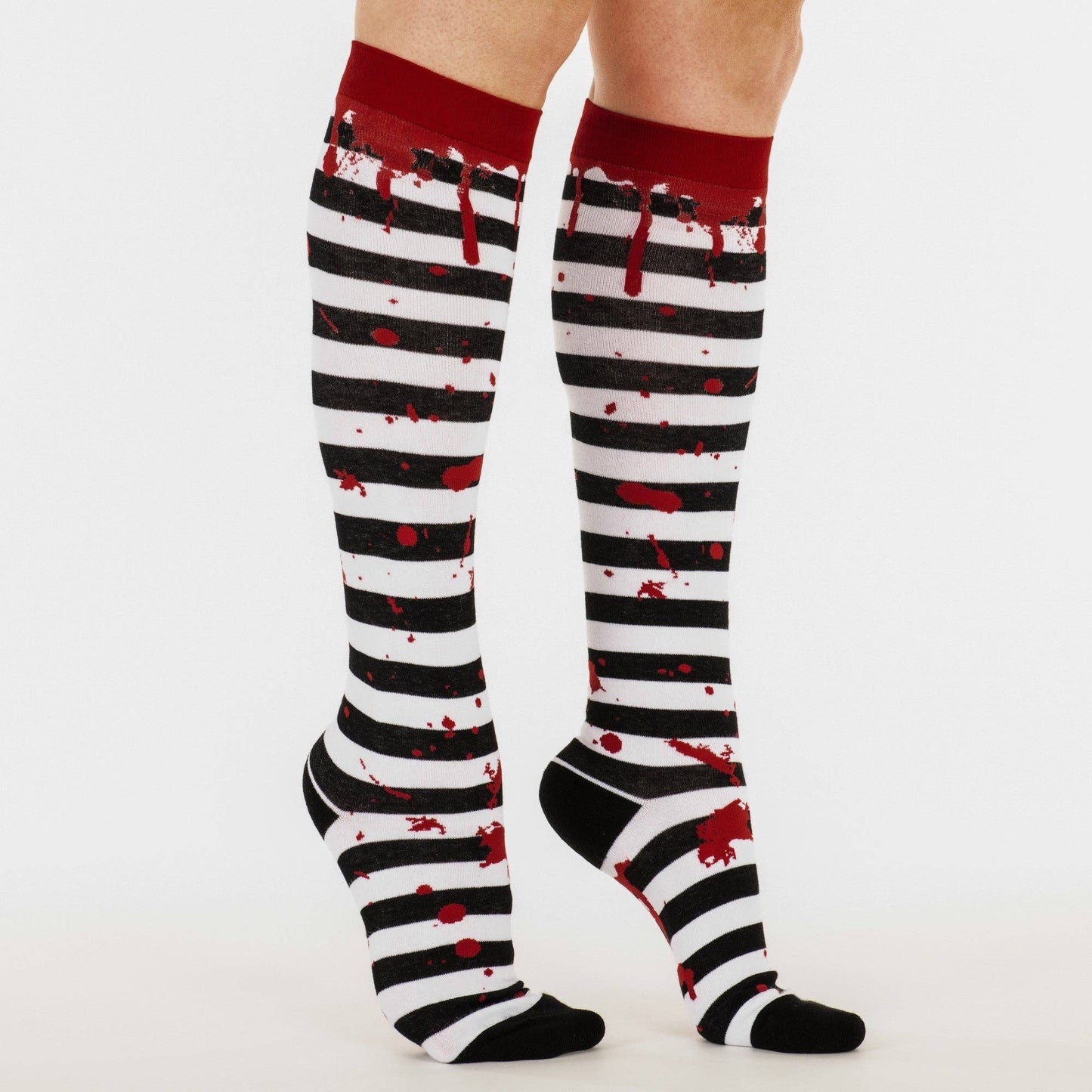 Striped Knee High Socks