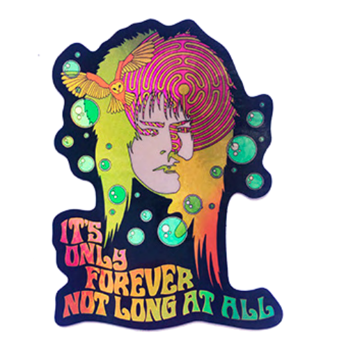 Astral Weekend - 3 Inch Sticker Labyrinth David Bowie