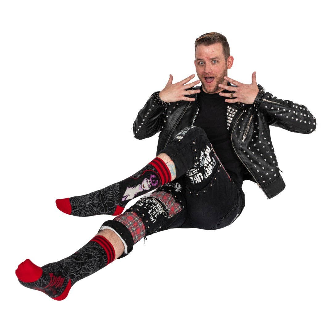 FootClothes LLC - Elvira Mistress of the Dark Crew Socks