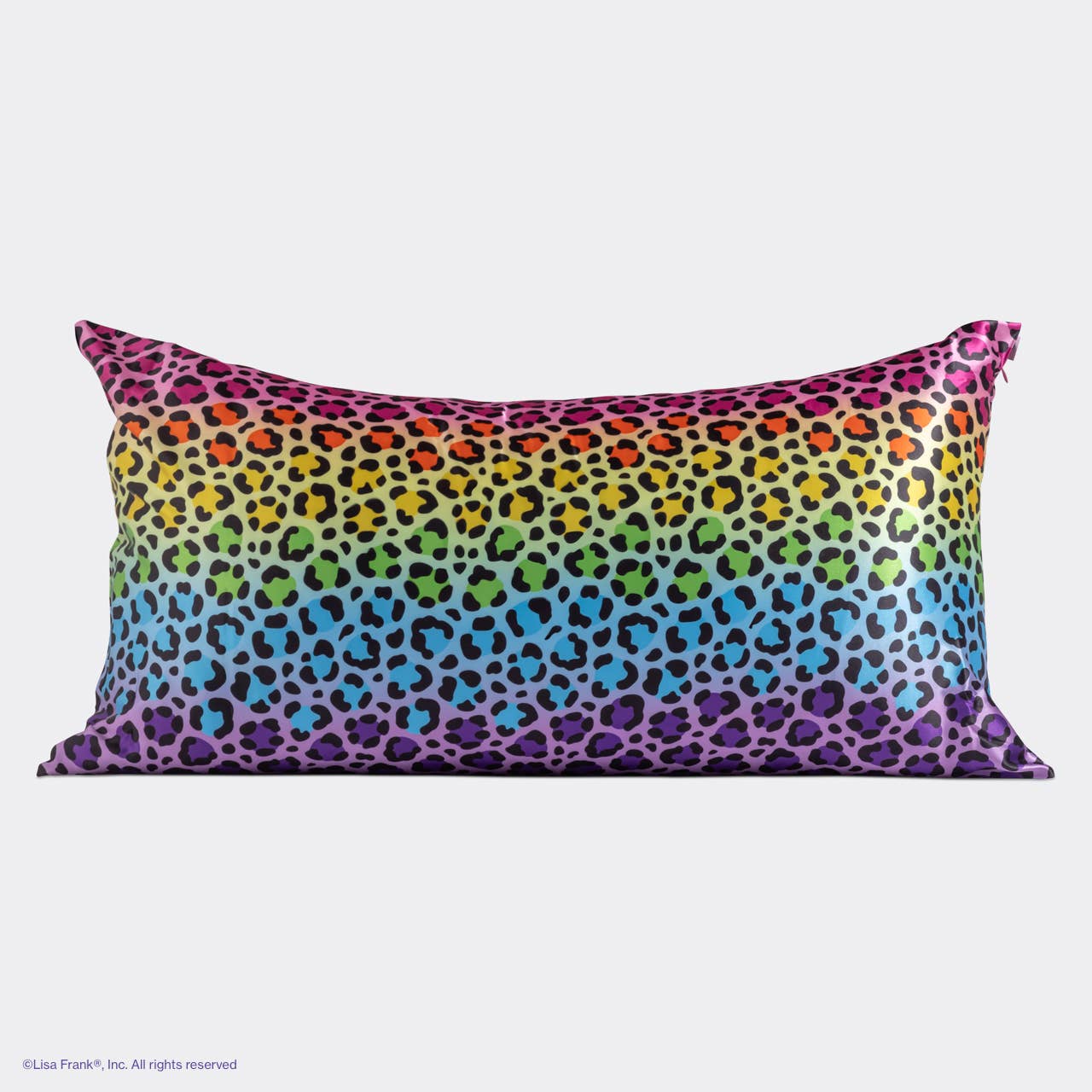 KITSCH - Lisa Frank x Kitsch King Satin Pillowcase - Rainbow Leopard