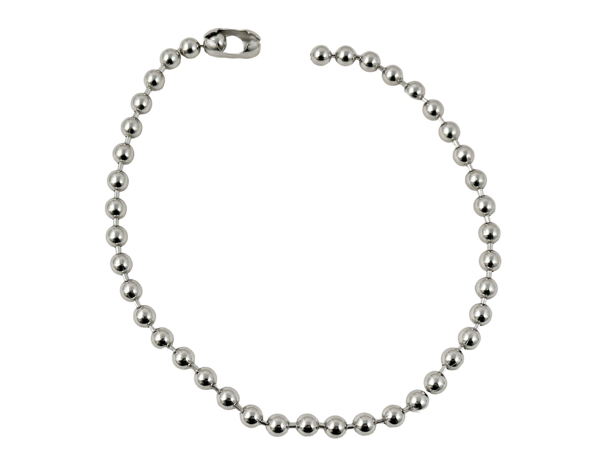 Funk Plus - REGULAR BALL CHAIN NECKLACE - 18" / Silver