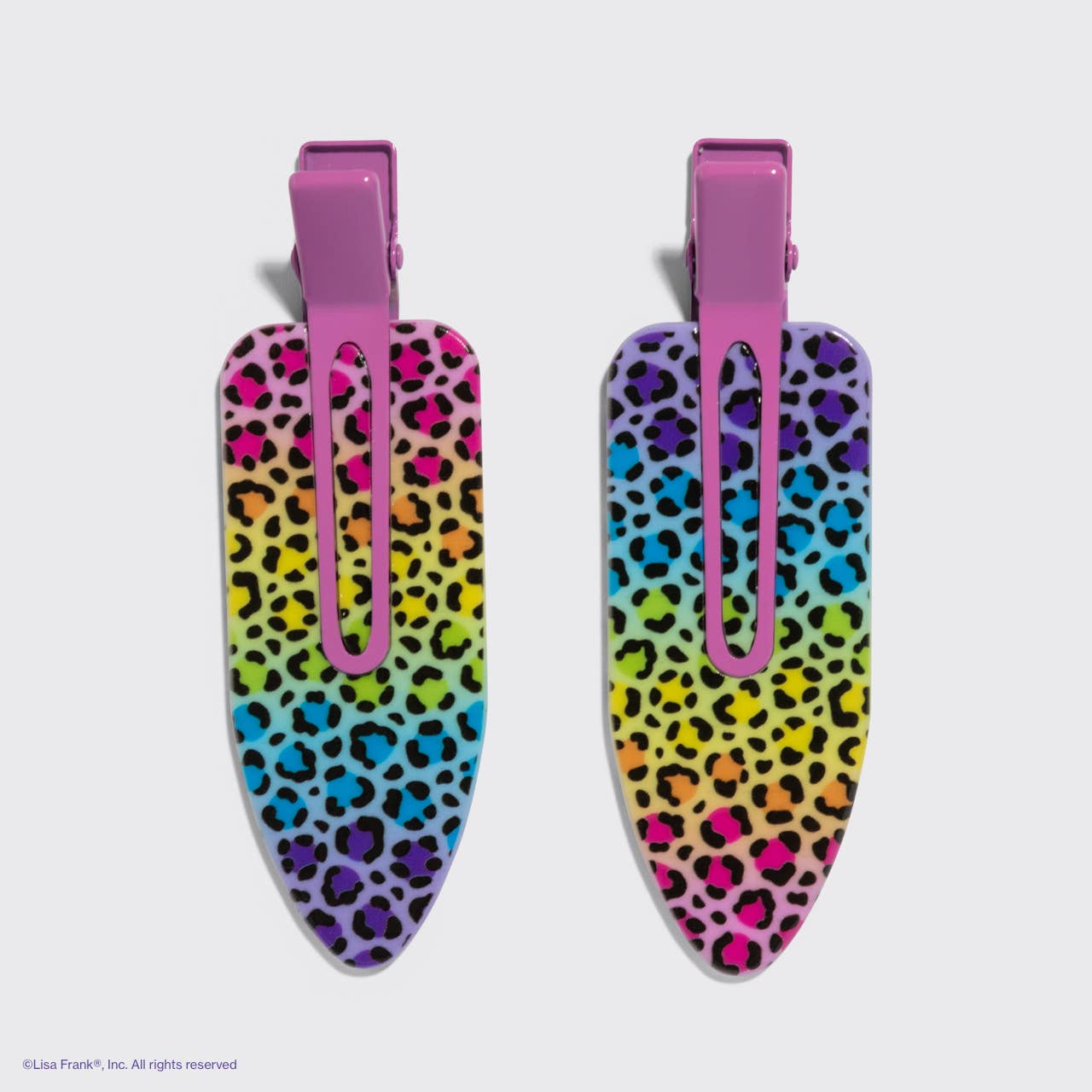 KITSCH - Lisa Frank x Kitsch XL Creaseless Clips in Rainbow Leopard