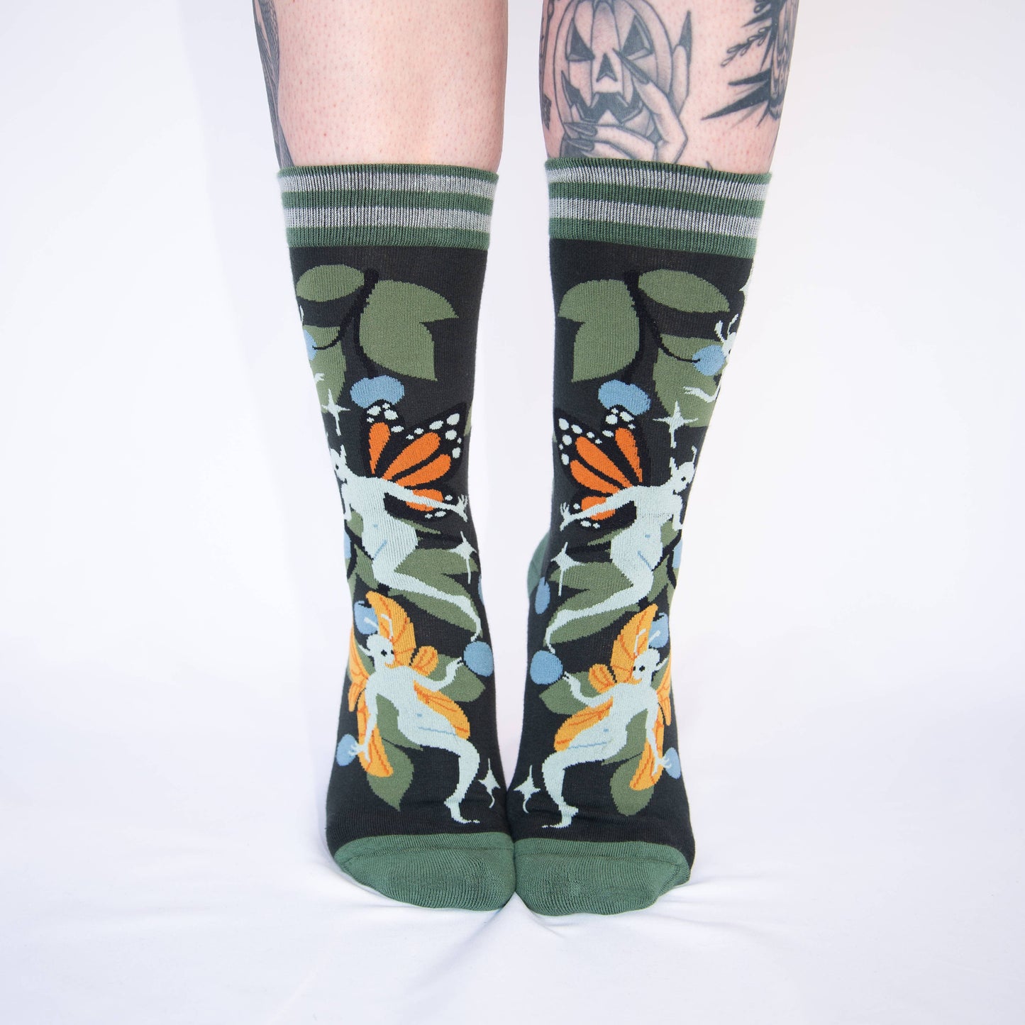 Foot Clothes- Fanciful Fairies Crew Socks