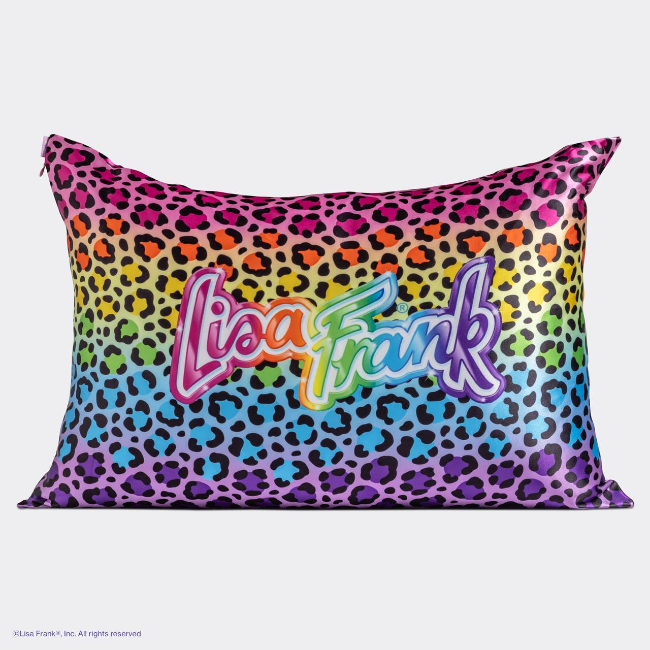 KITSCH - Lisa Frank x Kitsch Standard Satin Pillowcase - Rainbow Leopard