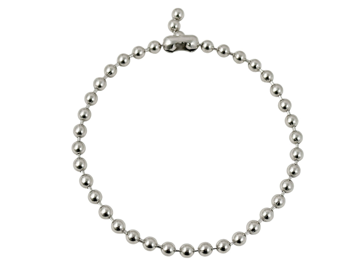 Funk Plus - REGULAR BALL CHAIN NECKLACE - 18" / Silver