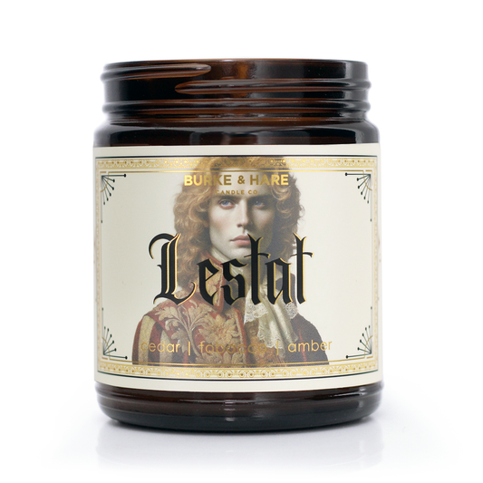 Burke & Hare Co - Gothic Scented Candle - Vampire Lestat - Halloween - Cedar