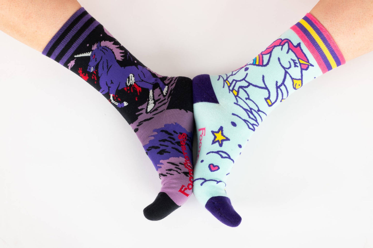 Foot Clothes- Evil AF Unicorn Socks