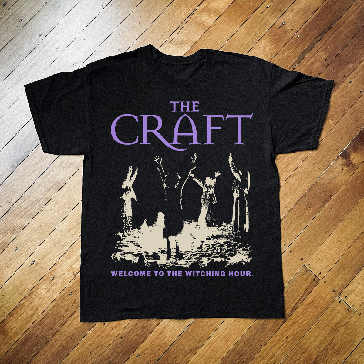 Parallel Vintage - The Craft Black T-Shirt - Black / S