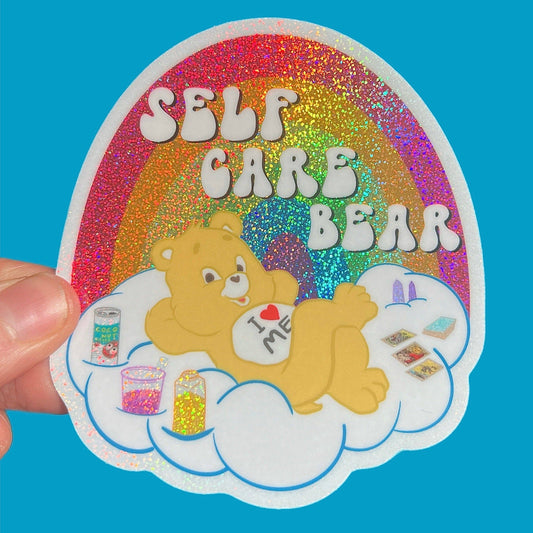 Astral Weekend - 3 Inch Sticker Self Care Bear