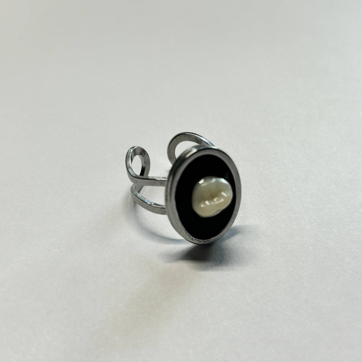 Oddity Ring - Resin Human Tooth Molar 