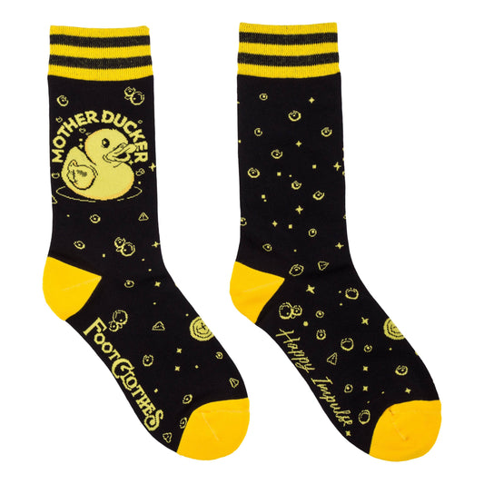 FootClothes LLC - Mother Ducker Crew Socks