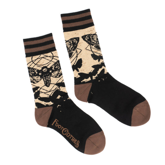 Foot Clothes- Death's Head Hawkmoth Socks