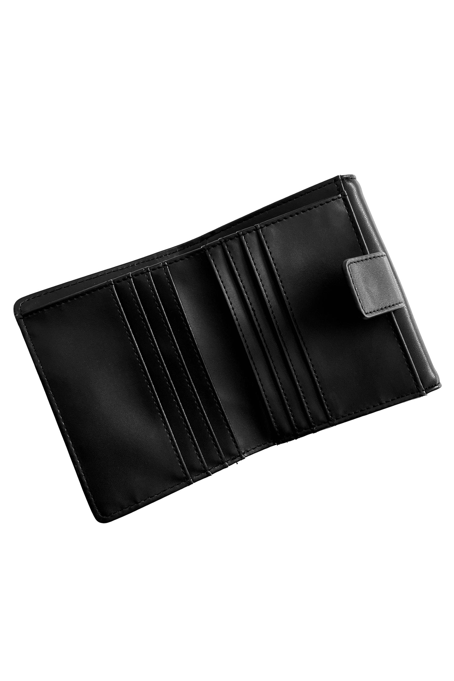 Heart Studded Wallet - Foxblood