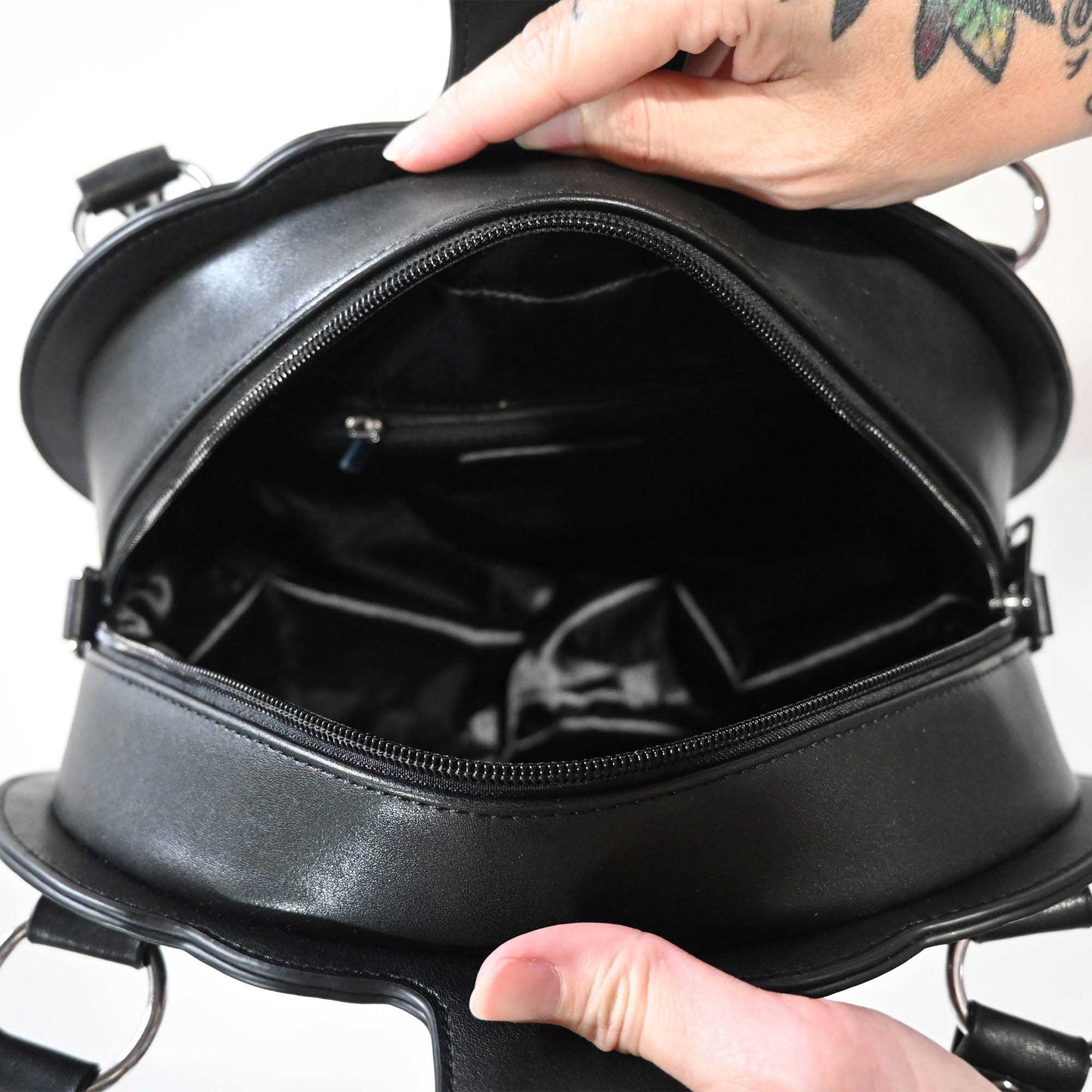 Sourpuss - SOURPUSS GLITTER PUMPKIN PURSE BLACK/ORANGE - Default