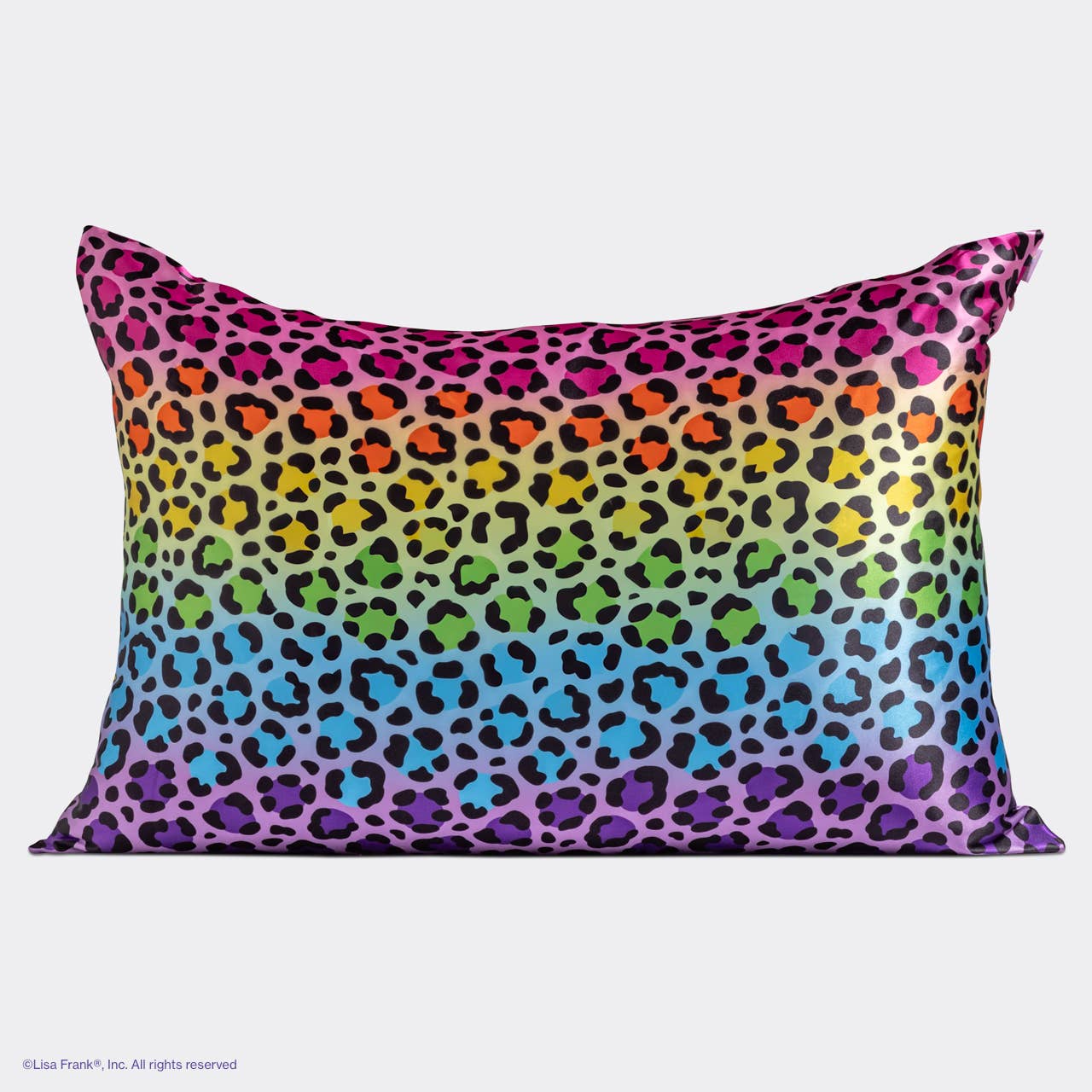 KITSCH - Lisa Frank x Kitsch Standard Satin Pillowcase - Rainbow Leopard