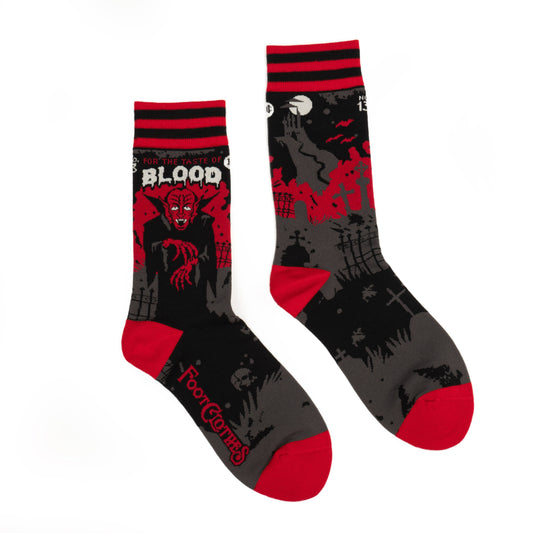 Foot Clothes- Dracula's Bloodlust Crew Socks