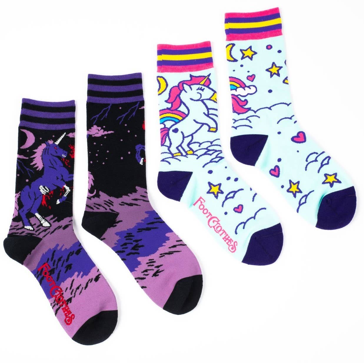Foot Clothes- Evil AF Unicorn Socks