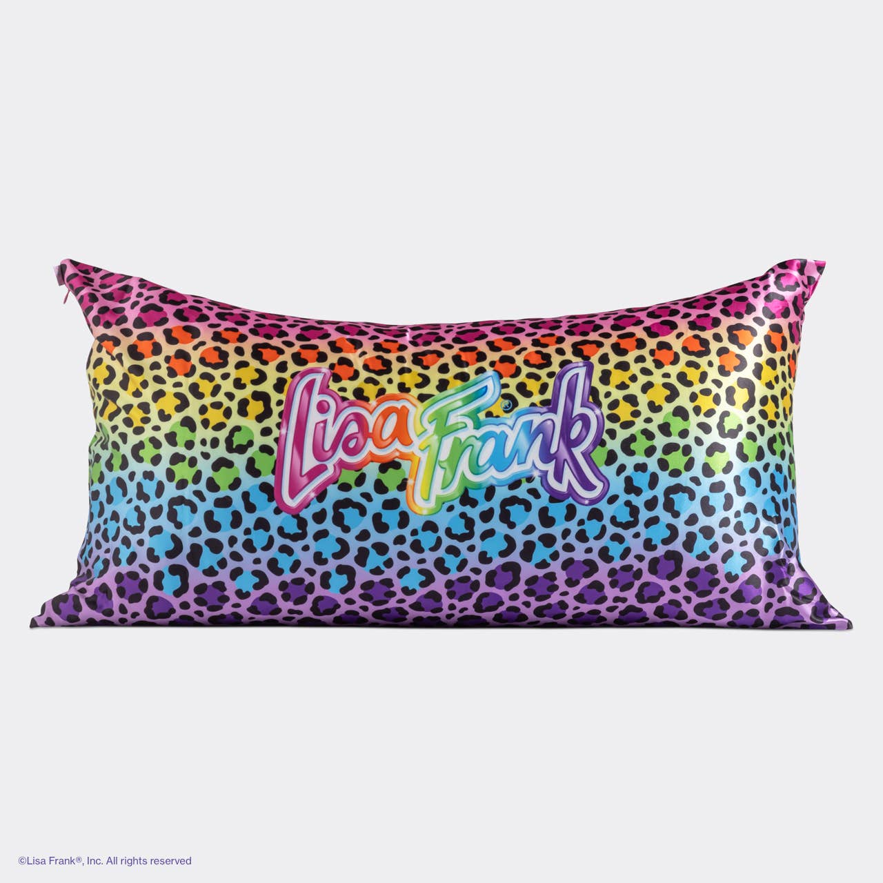 KITSCH - Lisa Frank x Kitsch King Satin Pillowcase - Rainbow Leopard