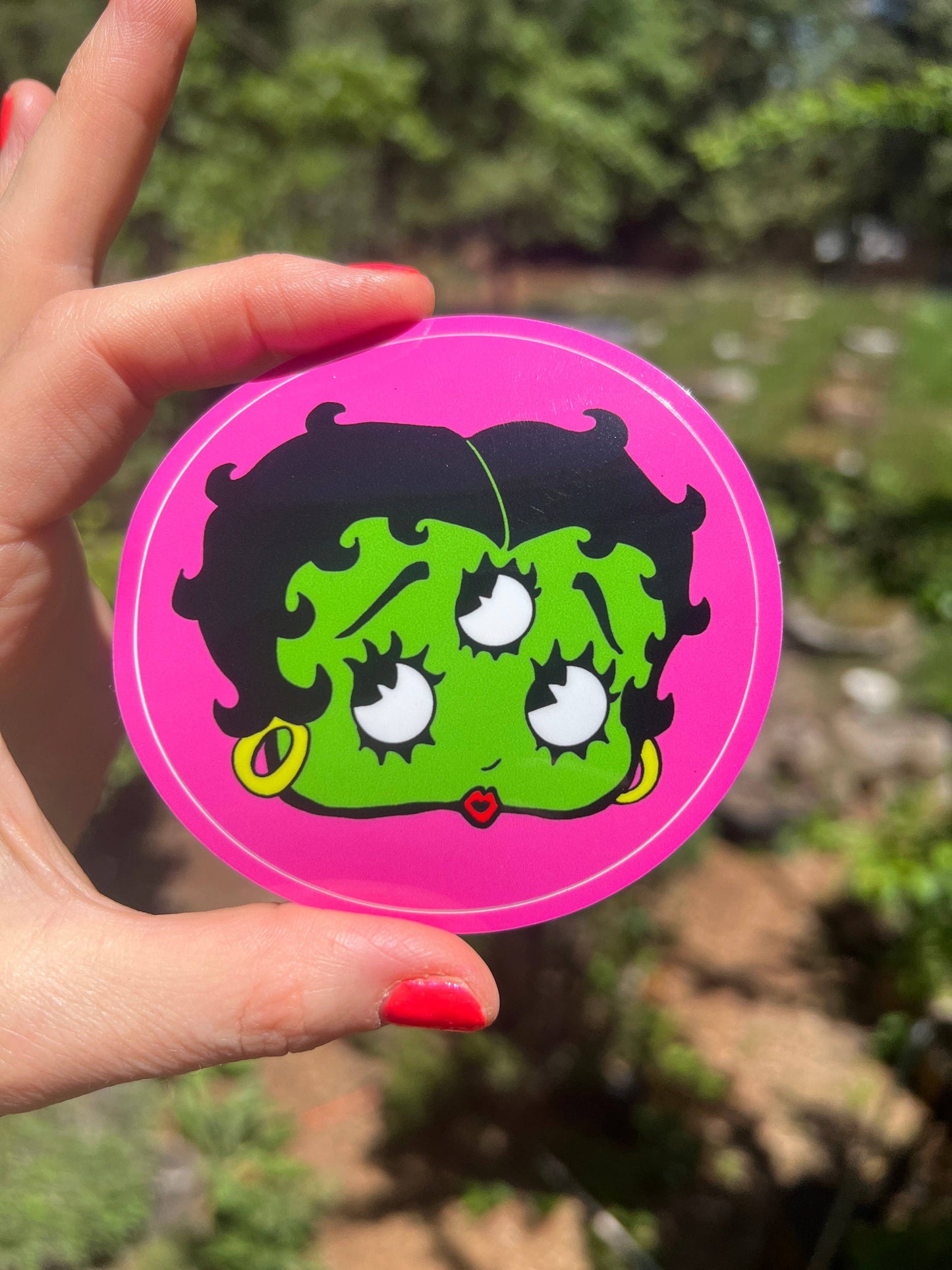 Astral Weekend - 3 Inch Sticker Betty Bloop