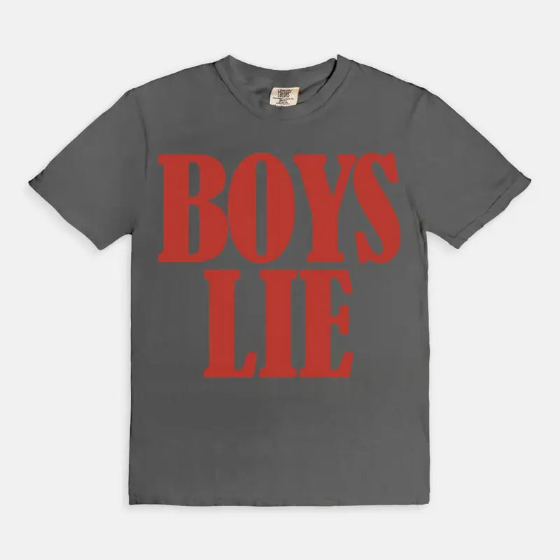 WE THE BABES - Boys Lie Valentine Tee - Smoke