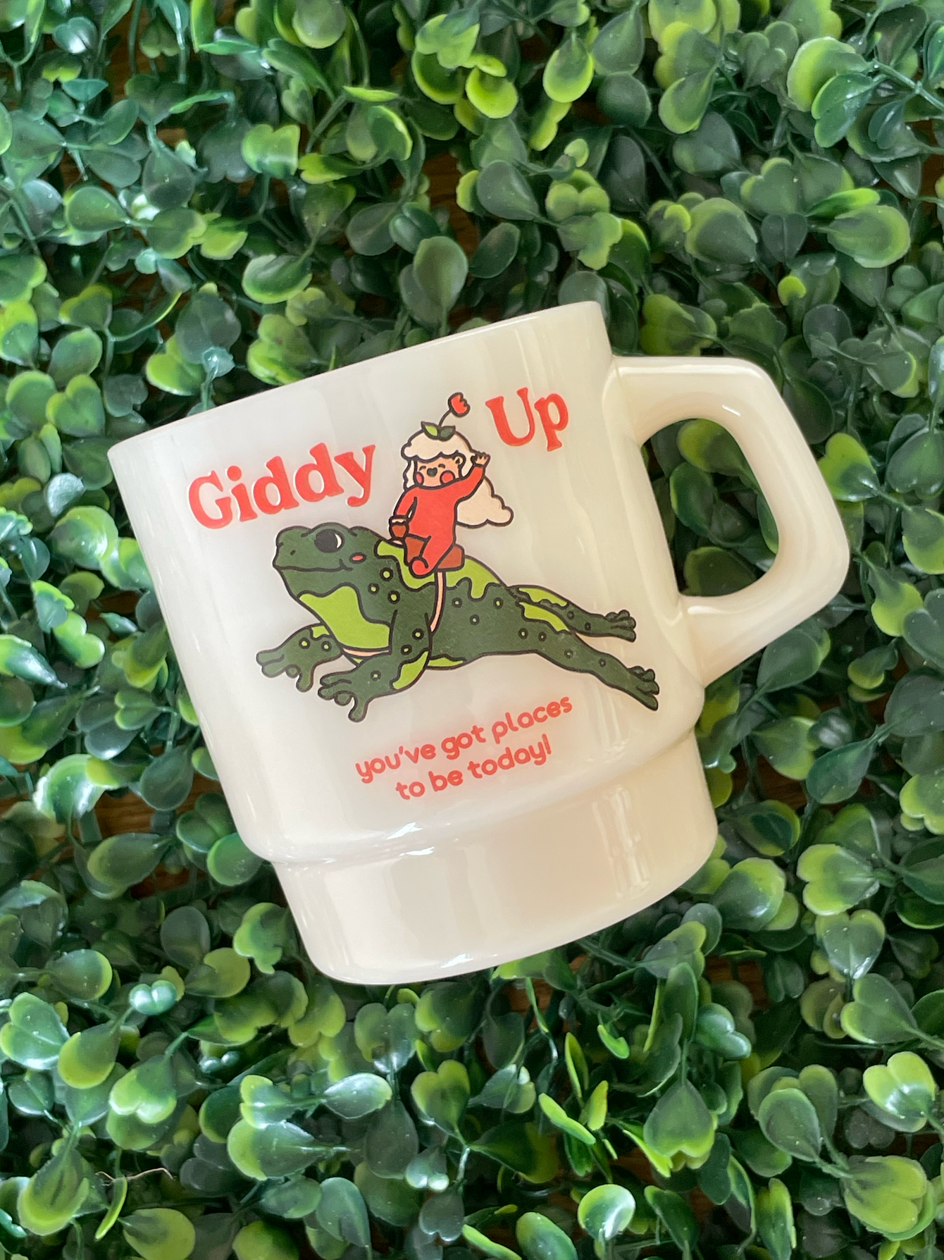 Cheerware - "Giddy Up" Vintage Diner Mug