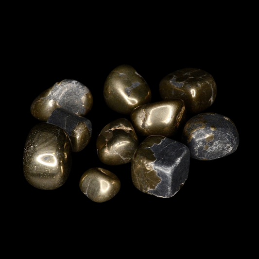 Pyrite Tumbled Stones