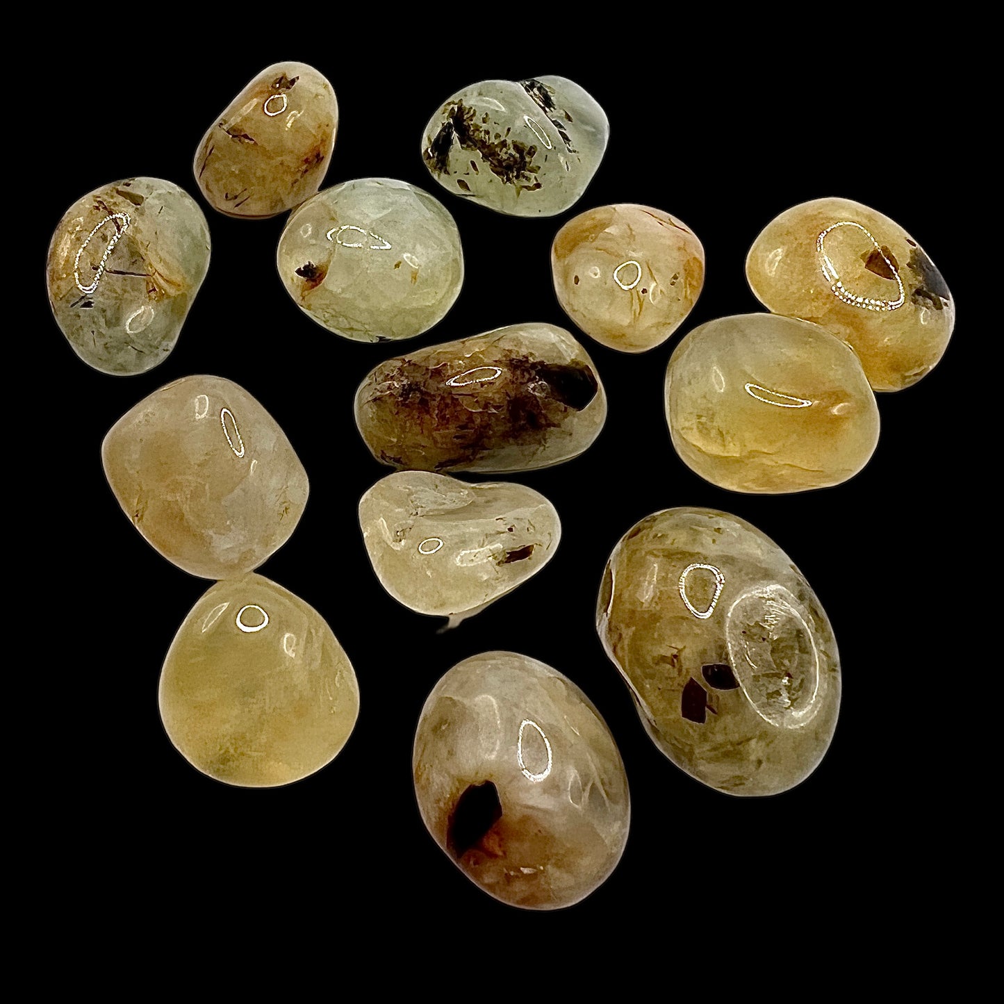 Prehnite Tumbled Stones