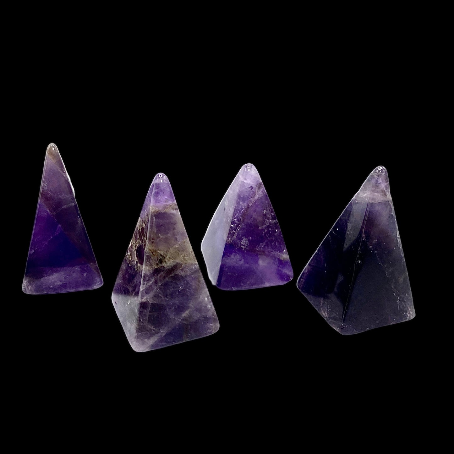 Amethyst Pyramid Stones
