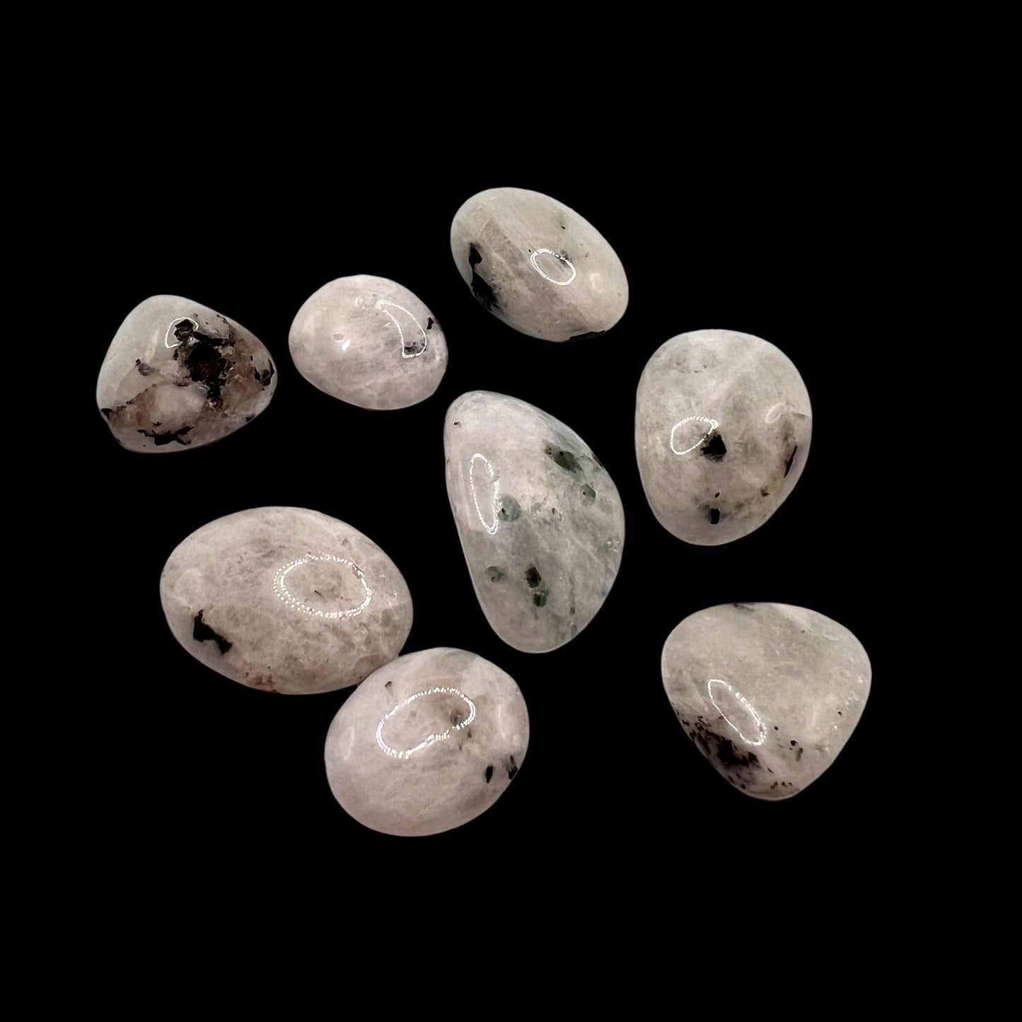 Rainbow Moonstone Tumbled Stones