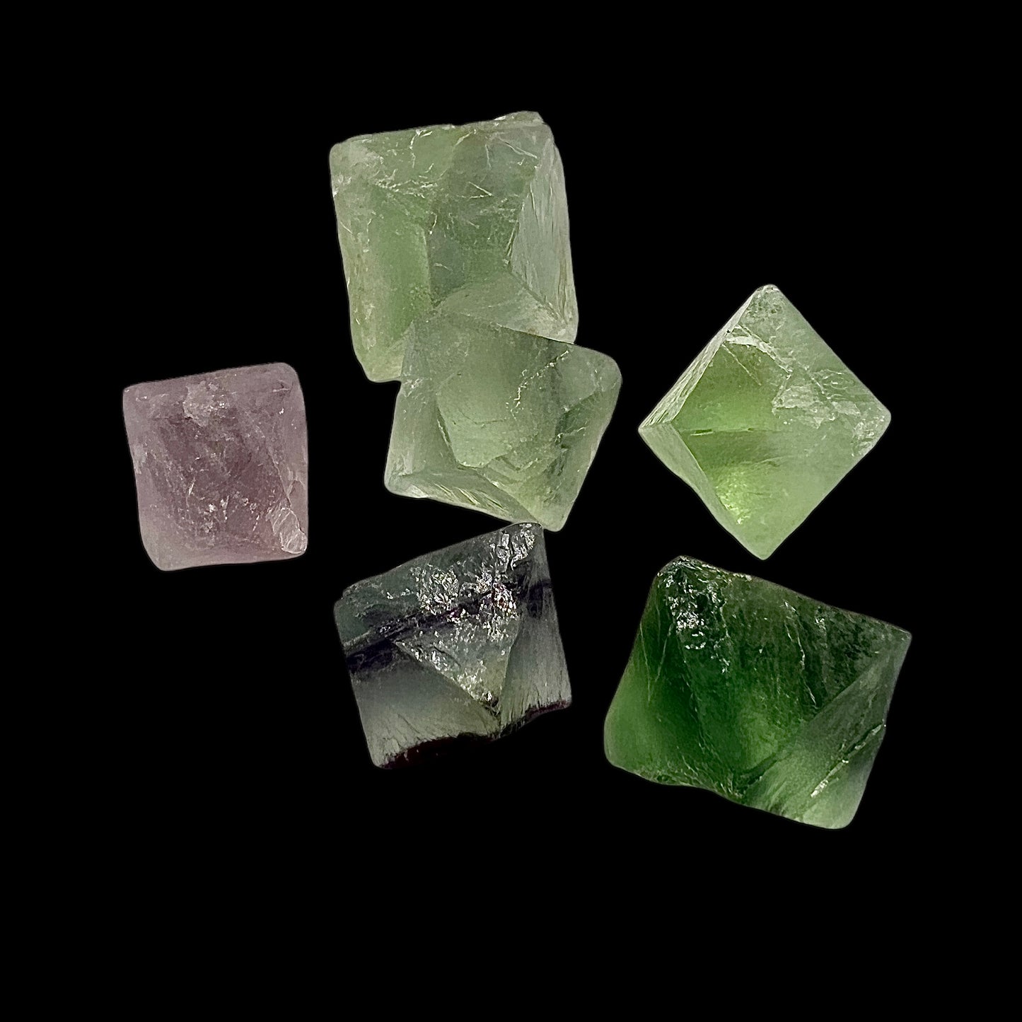 Fluorite Octahedrons