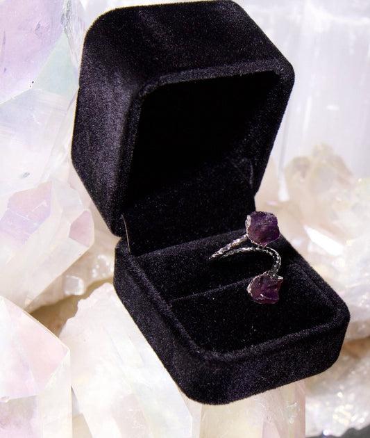 Empress Amethyst Ring Silver
