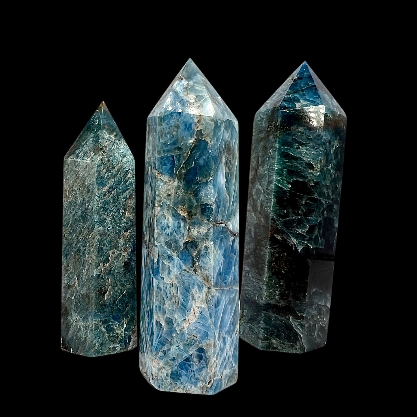 Blue Apatite Towers