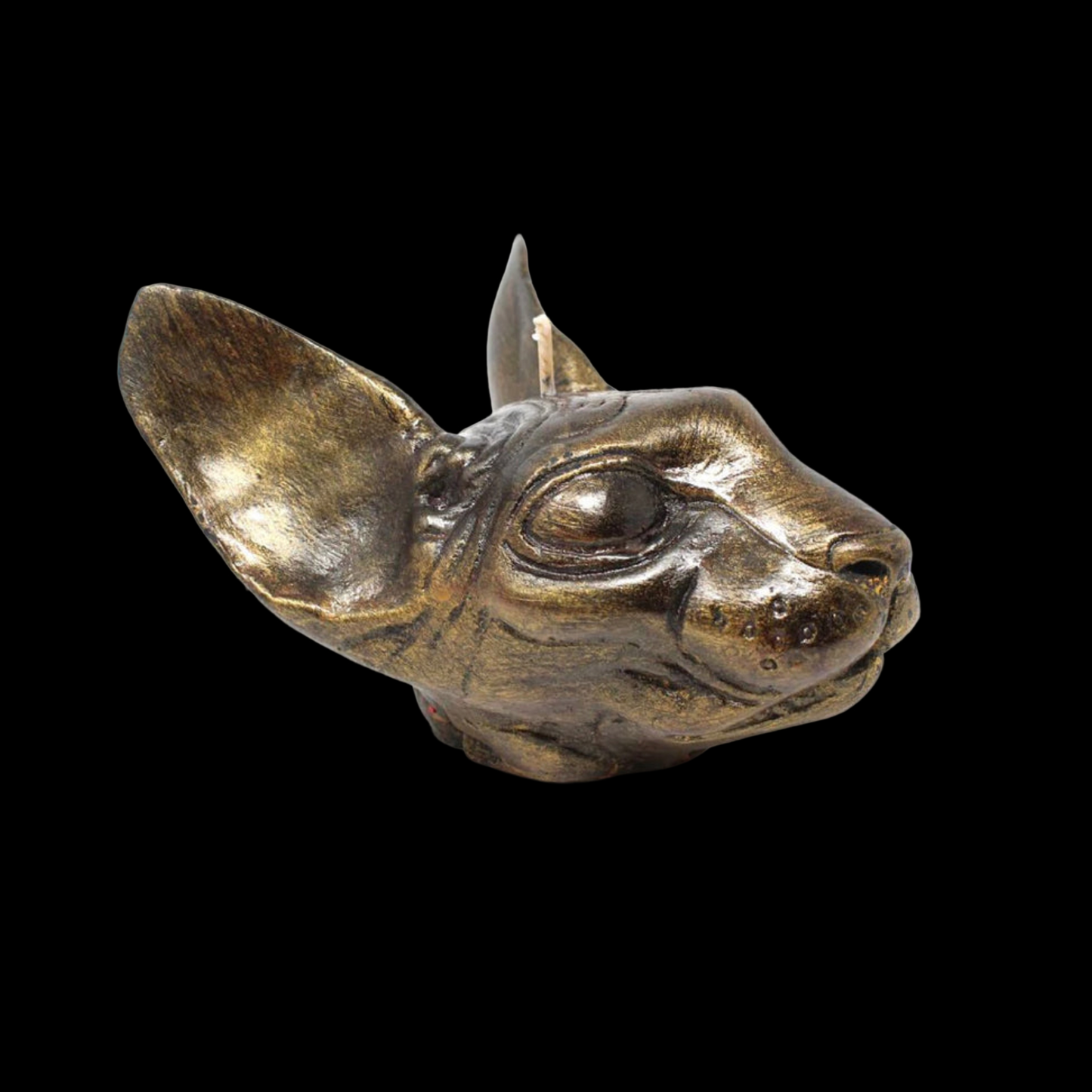 Gold Sphynx Candle
