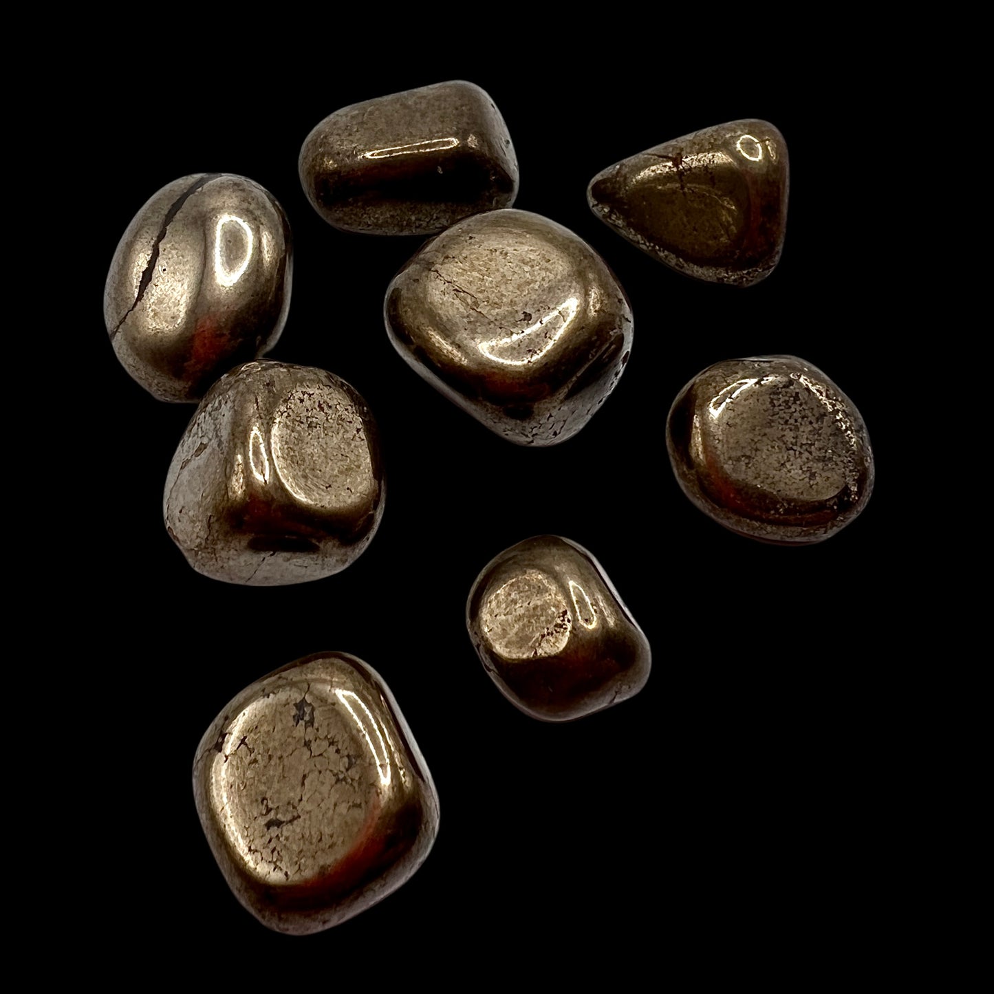 Pyrite Tumbled Stones